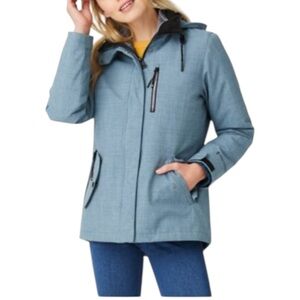 Free Country Women Ski Andorra 3-in-1 Systems Jacket Sage Steel Size M